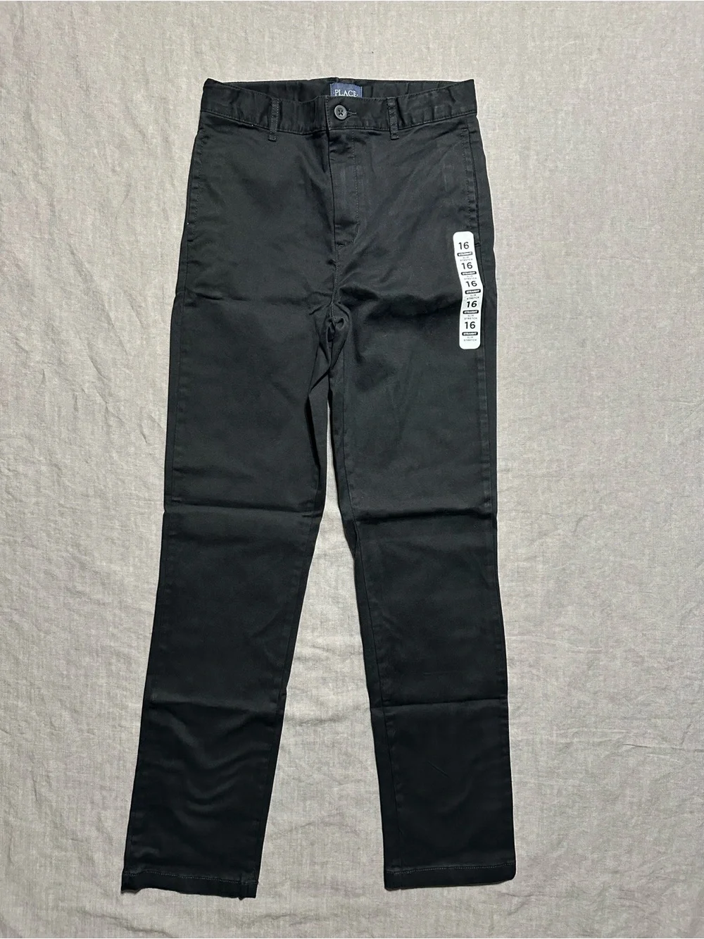 🆕 The Children's Place Black Slim Straight Pants